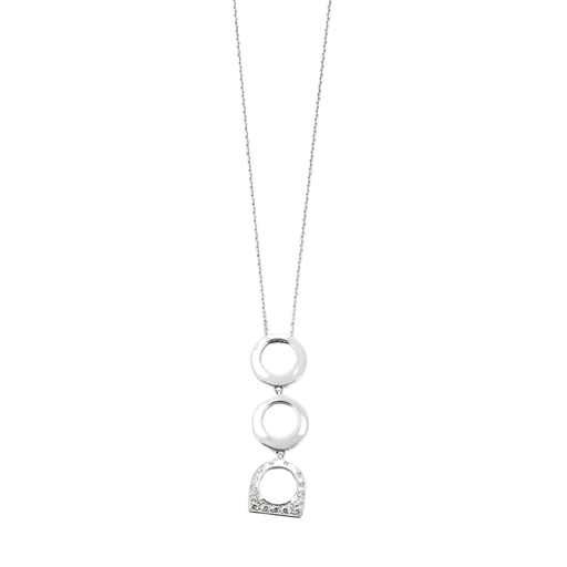 Collier FRED - SUCCESS - Collier en or gris et diamants. 58 Facettes