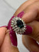 Bague Bague style Marguerite Saphir Diamants 58 Facettes