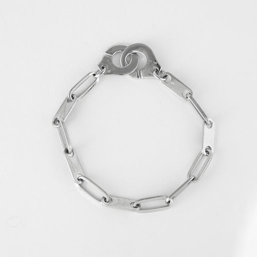 Bracelet DINH VAN - Bracelet menottes R12 or blanc 18k 58 Facettes