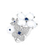 Bague CHAUMET - Bague Hortensia or blanc, diamants, saphirs 58 Facettes 082947