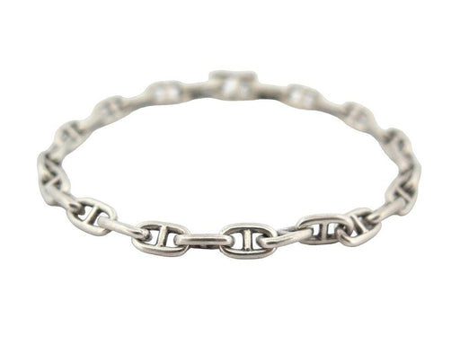 Bracelet vintage bracelet HERMES chaine d'ancre mini de percin en argent 925 58 Facettes 256618