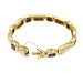 Bracelet Bracelet Van Cleef & Arpels "St Germain" en or jaune, améthystes et nacres. 58 Facettes 30289