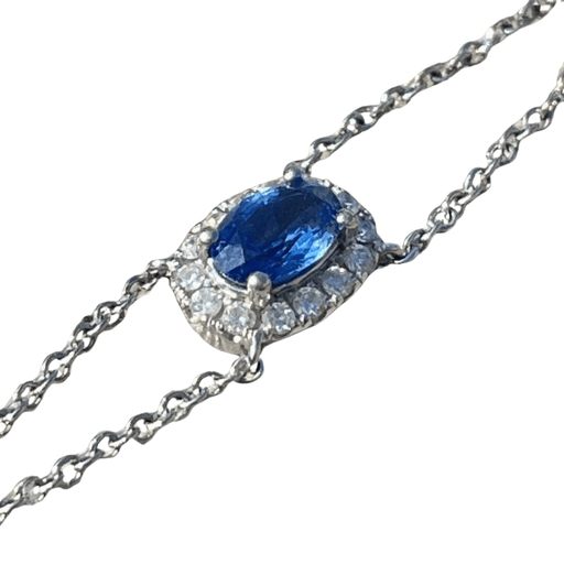 Bracelet Bracelet Marguerite saphir diamants 58 Facettes 36