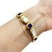 Bracelet Bracelet Van Cleef & Arpels "St Germain" en or jaune, améthystes et nacres. 58 Facettes 30289