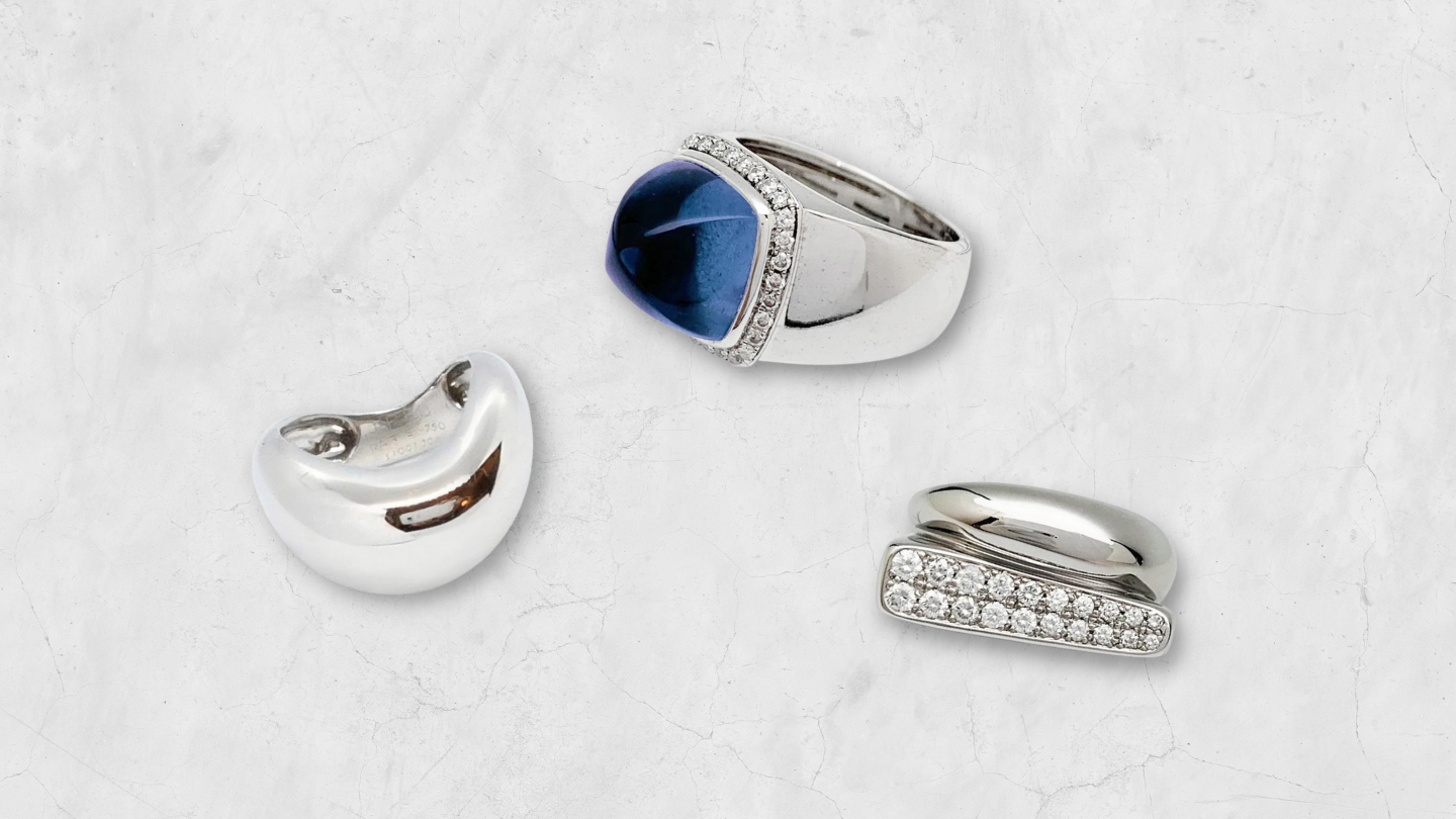 Les bagues emblématiques de Fred : Pain de sucre, Success, Mouvementée