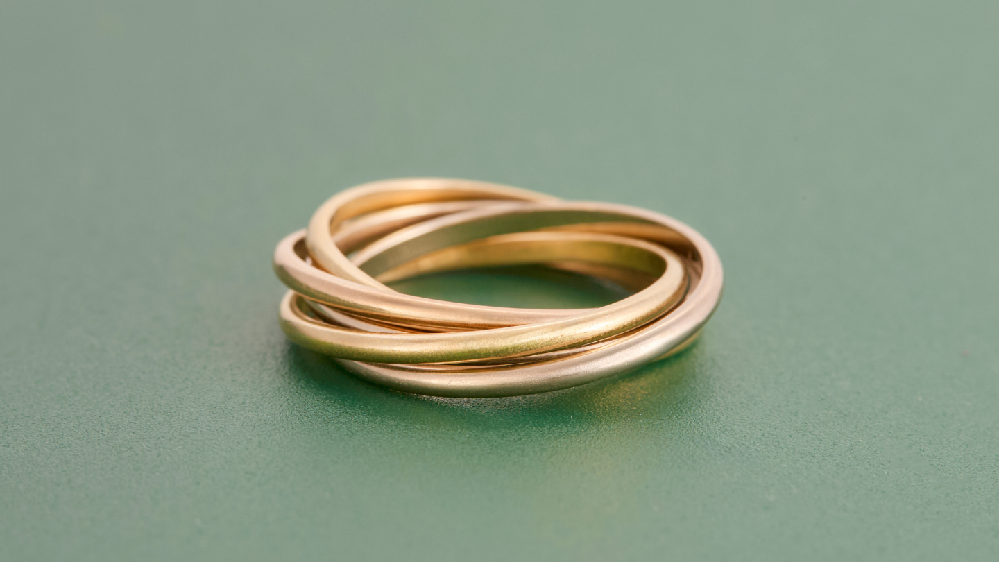 Que représente la bague Trinity de Cartier ?