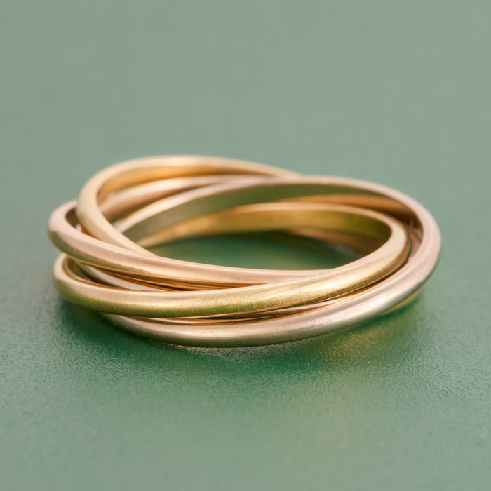 Que représente la bague Trinity de Cartier ?