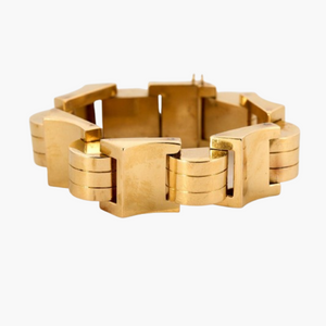 Bracciale vintage oro 750 - Elegante gioiello vintage degli anni '50 Bracciale vintage oro 750 - Elegante gioiello vintage degli anni '50