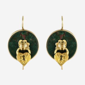 Boucles d'oreilles jaspe