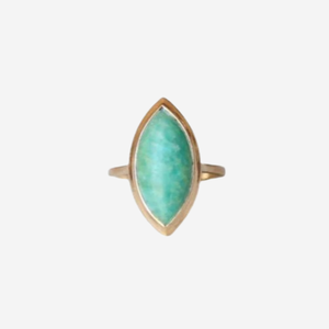 Bague amazonite