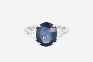 Bague Saphir bleu