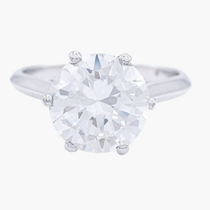 Bague de fiançailles platine et diamant