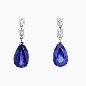 Boucles d’oreilles tanzanite