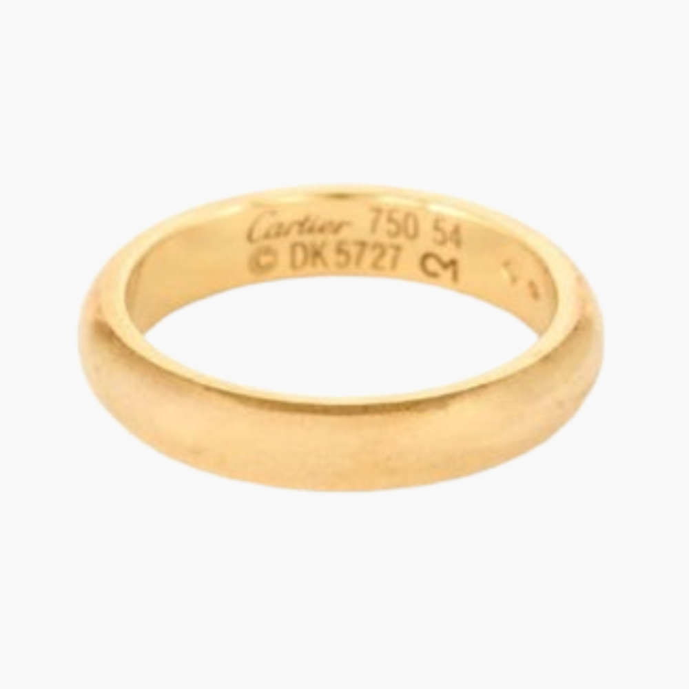Anillos Cartier en oro amarillo Joyería de lujo certificada 58