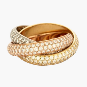 Bague Cartier en or rose