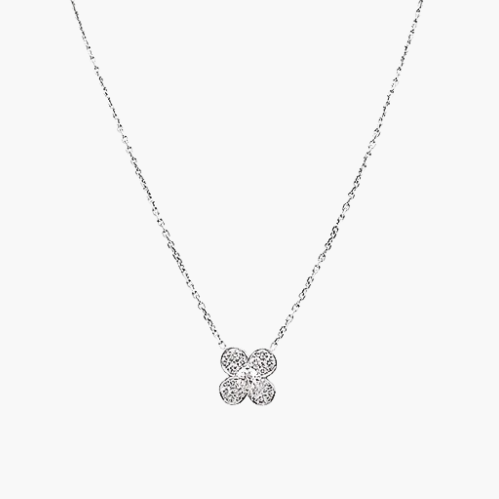 Collier Van Cleef & Arpels en or blanc