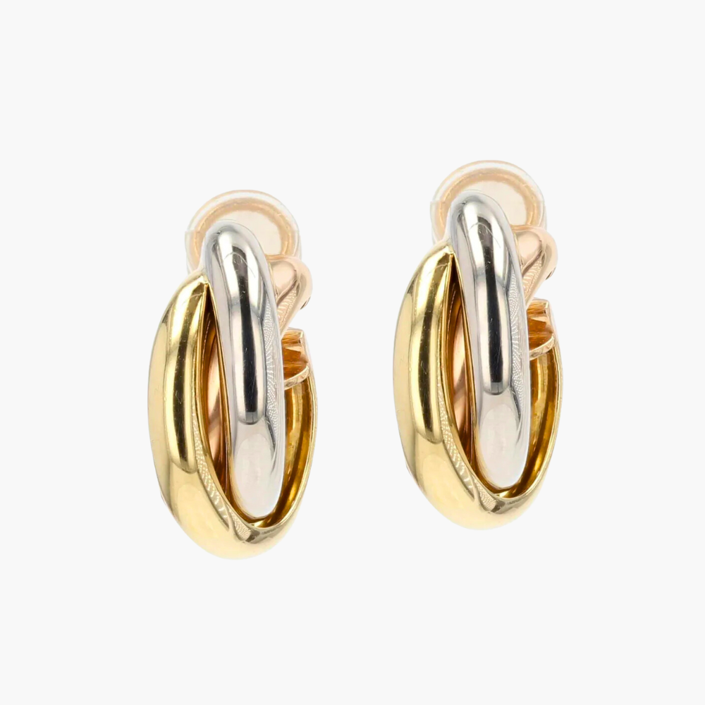 Pendientes Cartier Trinity Joyas certificadas 58 Facettes