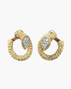 Boucles d'oreilles Serpent