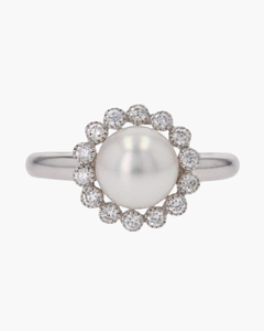 Bague perle de culture