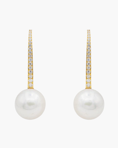 Boucles d'oreilles perle de culture