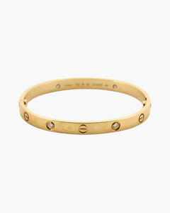 Bracelet Cartier Love or jaune