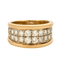 Bague 54 Bague bandeau en or jaune 18K et diamants 58 Facettes DV0710-54-3