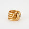 Bague Bague serpent or jaune diamants 58 Facettes 2716