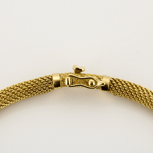 Collier Hermes - Collection Mopti - Important collier en or jaune et cornaline. 58 Facettes DV19818-3