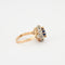Bague Bague ancienne en or, saphir et diamants 58 Facettes