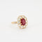 Bague Bague Pompadour rubis et diamants 58 Facettes