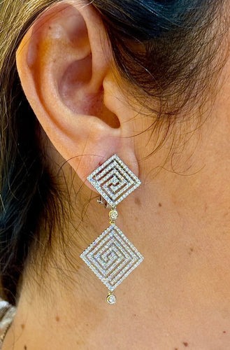 Boucles d'oreilles Boucles d'oreilles - Clip en or 18 carats et diamants 58 Facettes Boc