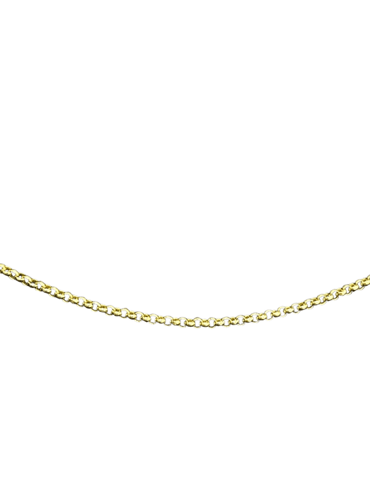 Collier Chaine maille jaseron or jaune 58 Facettes LP183