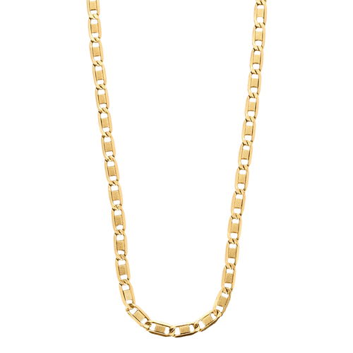 Collier Collier maille marine en or jaune 58 Facettes LP792