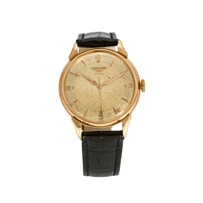 Montre LONGINES - Montre d'homme or rose 58 Facettes GU96