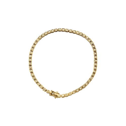 Bracelet Bracelet Rivière Or Jaune & Diamants 58 Facettes BO/230120