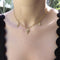 Collier Collier victorien fleur-de-lys en or 14 carats 58 Facettes