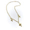 Collier Collier victorien fleur-de-lys en or 14 carats 58 Facettes