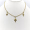 Collier Collier victorien fleur-de-lys en or 14 carats 58 Facettes