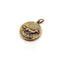 Pendentif Pendentif charm sanglier en or 14k et rubis 58 Facettes