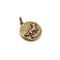Pendentif Pendentif charm sanglier en or 14k et rubis 58 Facettes