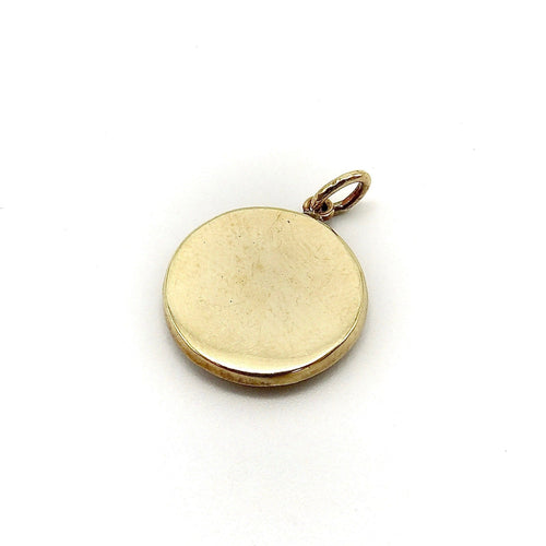 Pendentif Pendentif charm sanglier en or 14k et rubis 58 Facettes