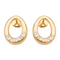Boucles d'oreilles Boucles d'oreilles en or jaune 18 carats et diamants 58 Facettes 1029210CN