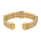 Bracelet O.J. Perrin - Bracelet rigide bicolore en or jaune et blanc 58 Facettes 1050174CN