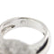Bague 57 Bague fleur - Bague en or blanc 18 ct avec perle et diamants 58 Facettes 10510