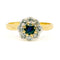 Bague 50.5 Bague marguerite en or 18 ct avec saphir et diamants 58 Facettes E62EF4CFF0784554BD6AB63C17DFC5FE