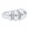 Bague 56 Bague en or blanc 18 carats sertie de diamants 58 Facettes 1089442CN