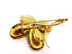Broche Broche fleur vintage en or jaune 18 carats rubis et diamants 58 Facettes 1089906CD