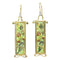 Boucles d'oreilles Boucles d’oreilles Art nouveau en or jaune 18 ct, émail plique-à-jour et diamants 58 Facettes 11139-0001