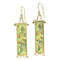 Boucles d'oreilles Boucles d’oreilles Art nouveau en or jaune 18 ct, émail plique-à-jour et diamants 58 Facettes 11139-0001