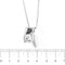 Collier Collier solitaire - Collier en or blanc 18 ct avec diamant 0,45 ct 58 Facettes 11146